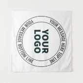 ロゴシンプルまたはイメージで置き換える方法 タペストリー (正面(横))