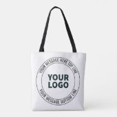 ロゴシンプルまたはイメージで置き換える方法 トートバッグ (裏面)