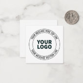 ロゴシンプルまたはイメージで置き換える方法 ノートカード (正面/裏面インサイチュ)