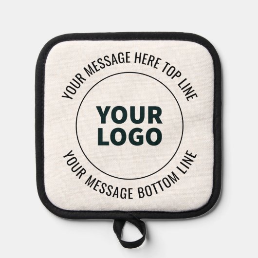 ロゴシンプルまたはイメージで置き換える方法 鍋敷き (正面)