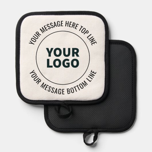 ロゴシンプルまたはイメージで置き換える方法 鍋敷き (正面/裏面)