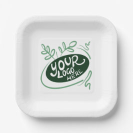 ロゴシンプルをビジネスに追加 ペーパープレート