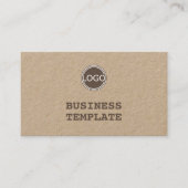 ロゴシンプルテンプレート素朴ミニマルヴィンテージ 名刺 (正面)