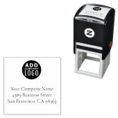 ロゴシンプルビジネスの追加企業の方法 セルフインキングスタンプ (インサイチュ)