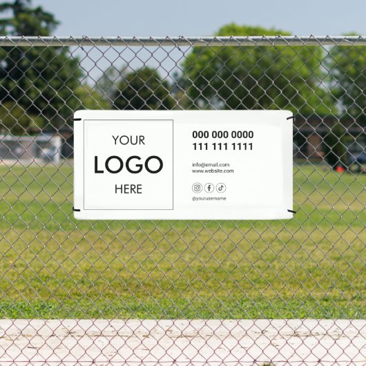 ロゴシンプルプロフェッショナルバナー 横断幕 (インサイチュ)