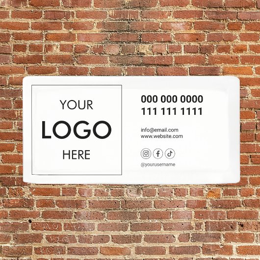 ロゴシンプルプロフェッショナルバナー 横断幕