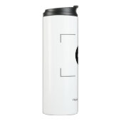 ロゴシンプルモダン業務企業の タンブラー (回転左)