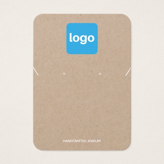 ロゴシンプル付きクラフトイヤリングとネックレスディスプレイの追加 (正面)