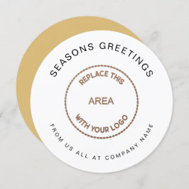 ロゴシンプル企業のQRコードクリスマス シーズンカード