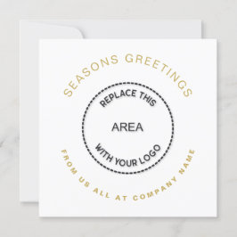 ロゴシンプル企業のQRコード2026カレンダー シーズンカード