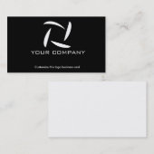 ロゴシンプル名刺テンプレート 名刺 (正面/裏面)