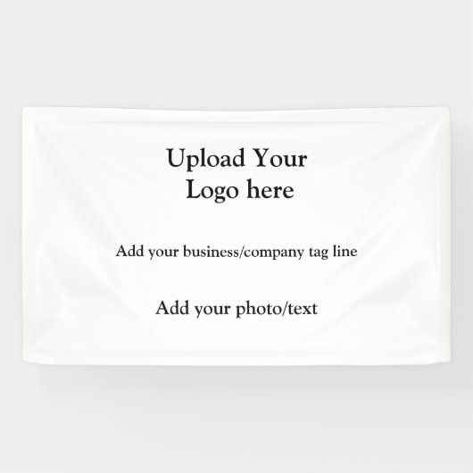 ロゴシンプル文字会社baを追加エレガントする 横断幕 (横)