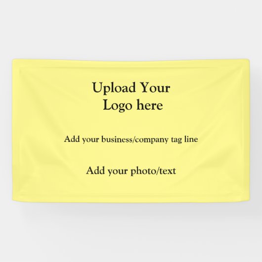 ロゴシンプル文字会社baを追加エレガントする 横断幕 (横)