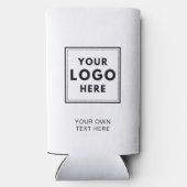 ロゴシンプル文字業 スリム缶クーラー (裏面)