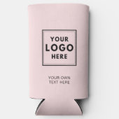 ロゴシンプル文字業 スリム缶クーラー (正面)