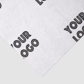 ロゴシンプル繰り返しロゴ |白 薄葉紙 (詳細)