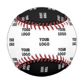 ロゴシンプル繰り返しロゴ 野球ボール (裏面)