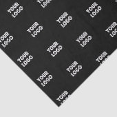 ロゴシンプル繰り返しロゴ |黒 薄葉紙 (詳細)