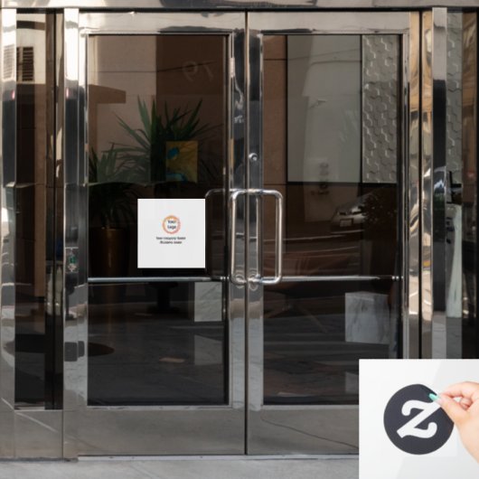 ロゴシンプル金ゴールドwebサイトの追加ソーシャルt ウィンドウサイン (オフィスドア)