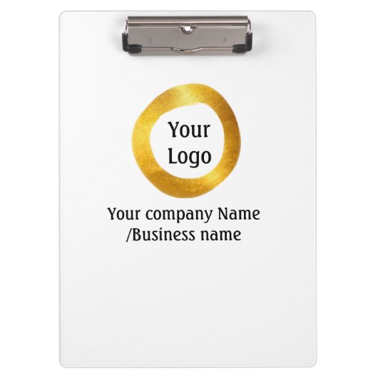 ロゴシンプル金ゴールドwebサイトの追加ソーシャルt クリップボード (正面)