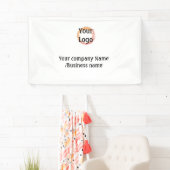 ロゴシンプル金ゴールドwebサイトの追加ソーシャルt 横断幕 (インサイチュ)