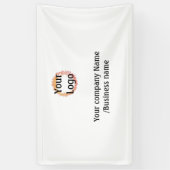 ロゴシンプル金ゴールドwebサイトの追加ソーシャルt 横断幕 (縦)