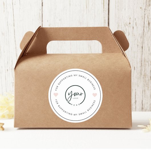 ロゴシールでスモールビジネスをサポート ラウンドシール