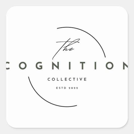 ロゴシール スクエアシール (正面)