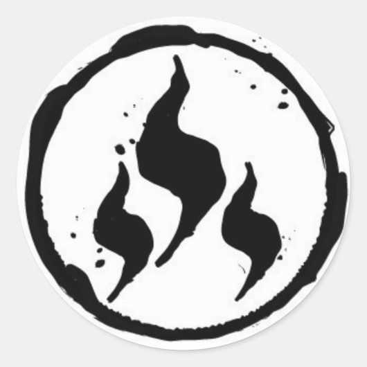 ロゴシール ラウンドシール (正面)