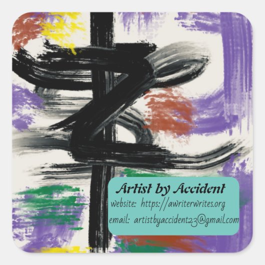 ロゴシール – 小 スクエアシール (正面)