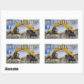 ロゴシール 長方形シール (シート)