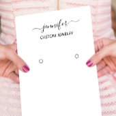 ロゴジュエリーカードソーシャルメディア白黒 名刺