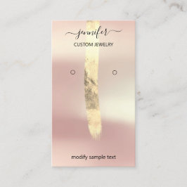 ロゴジュエリーカードソーシャルメディア金ゴールドバラ 名刺