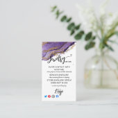 ロゴジュエリーカー気にドの追加 名刺 (スタンド正面)