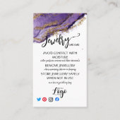 ロゴジュエリーカー気にドの追加 名刺 (正面)