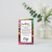 ロゴジュエリーカー気にドの追加SMALL Business UK 名刺 (スタンド正面)