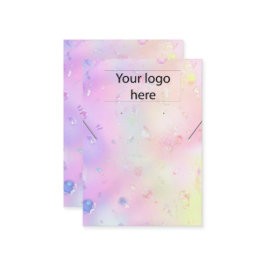 ロゴジュエリーネックレスイヤリングディスプレイカード 名刺