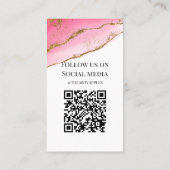 ロゴジュエリー気にカードの追加 名刺 (裏面)