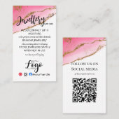 ロゴジュエリー気にカードの追加 名刺 (正面/裏面)