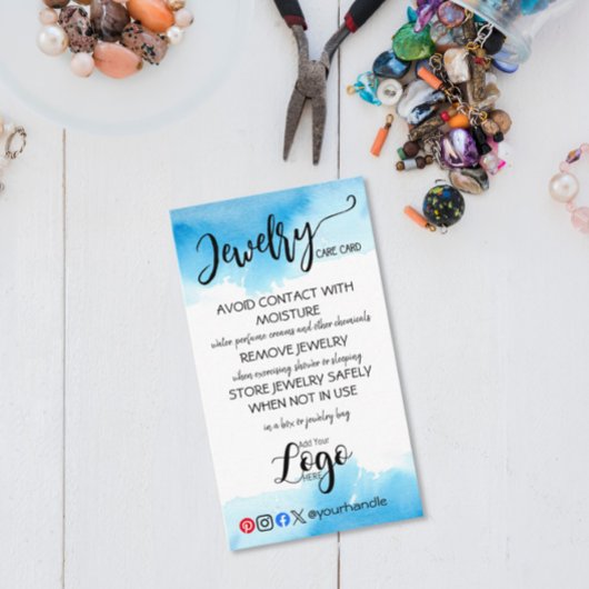 ロゴジュエリー気にカードの追加 名刺