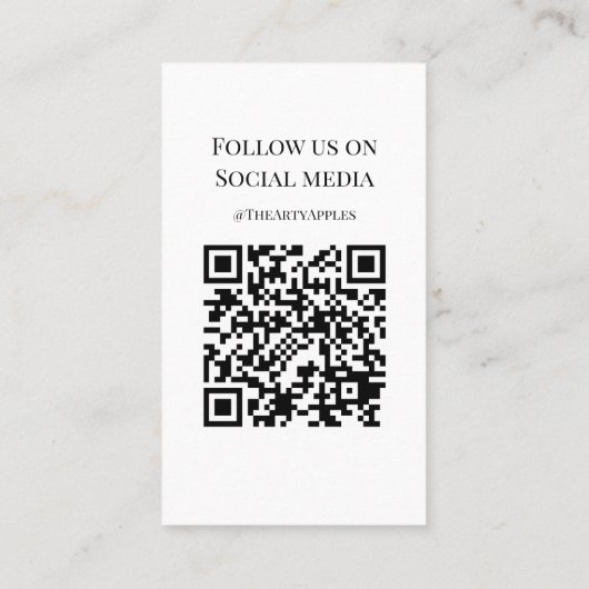 ロゴジュエリー気にカードの追加 名刺 (裏面)