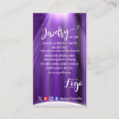 ロゴジュエリー気にカードの追加 名刺 (正面)