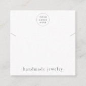 ロゴジュエリー表示カード エンクロージャーカード (正面)