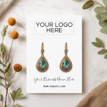 ロゴスクエレガントリプトカスタムイヤリングカード