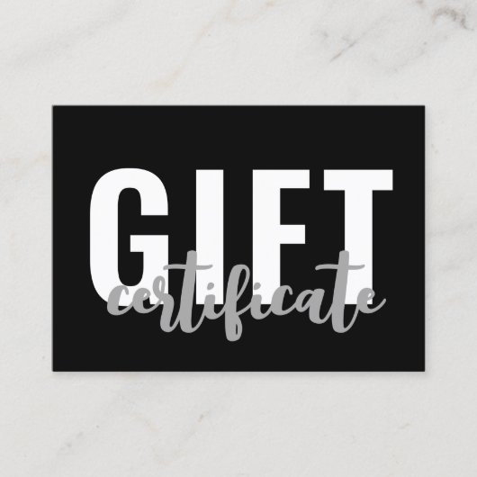 ロゴスクモダンリプト事業ギフト証明書カード 名刺 (正面)