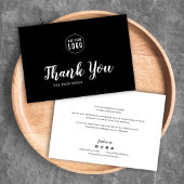 ロゴスクリプトとタイプライターのサンキューカードの追加 サンキューカード