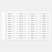 ロゴスクリプトとタイプライターの追加 ラベル (シート)