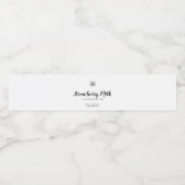 ロゴスクリプトとタイプライター製品ラベルの追加 ペットボトルラベル (シングルラベル)