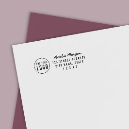 ロゴスクリプトと差出人住所の追加 セルフインキングスタンプ