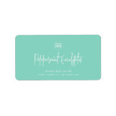 ロゴスクリプトの追加カスタムの色の最小値 ラベル (正面)